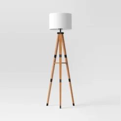 Tripod Floor Lamp With Shelf Brown Wood - Threshold™ -Home Decoration Sale Shop GUEST ea3ba26a 585d 476c be10 3b33e5b59195