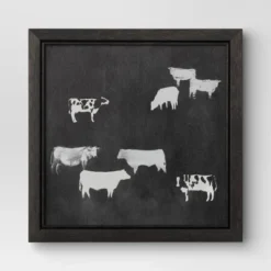 (Set Of 2) 12" X 12" Cow Collection II Framed Wall Canvases - Threshold™ -Home Decoration Sale Shop GUEST eba1d89c 78cc 4c5b 8c67 3a03cc2b6c22