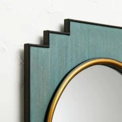 24" X 30" Wood And Brass Wall Mirror Blue - Opalhouse™ Designed With Jungalow™ 6 24" X 30" Wood And Brass Wall Mirror Blue - Opalhouse™ Designed With Jungalow™ -Home Decoration Sale Shop GUEST f407ccfd fdd0 4cb1 93d2 7fd5b5de6ac7