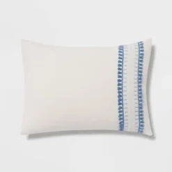 12pc Embroidered Fringe Stripe With Tassels Comforter & Sheet Bedding Set - Threshold™ -Home Decoration Sale Shop GUEST f444f6d2 0d0a 4207 b98a 71b4b6861496