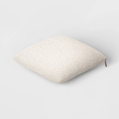 Oversized Teddy Boucle Toss Square Throw Pillow - Threshold™ 4 Oversized Teddy Boucle Toss Square Throw Pillow - Threshold™ - Image 2