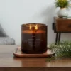 23oz XL 3-Wick Fennel + Pine Wooden Amber Glass With Wood Lid And Stamped Logo Amber Candle - Threshold™ -Home Decoration Sale Shop GUEST f97e7f56 2b88 45f1 b9bf 917ecf7e2463